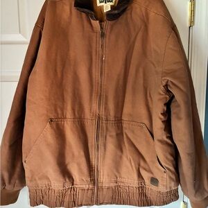 Vintage Saf T Bak Mens Hunting Jacket Duck Camo Canvas Coat, XL